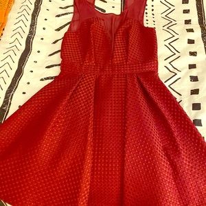 BCBGeneration Burgundy Holiday Dress